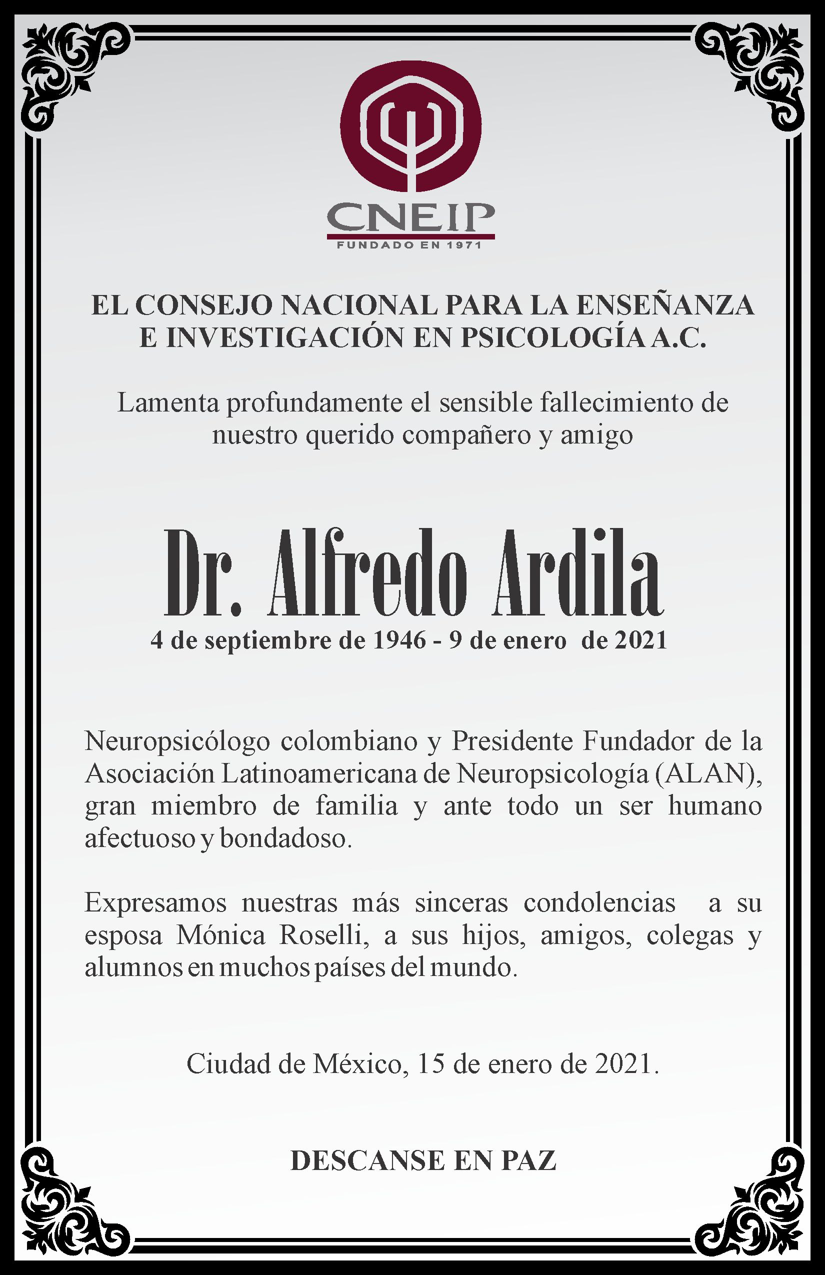 CNEIP Consejo Nacional para la Enseñanza e Investigación