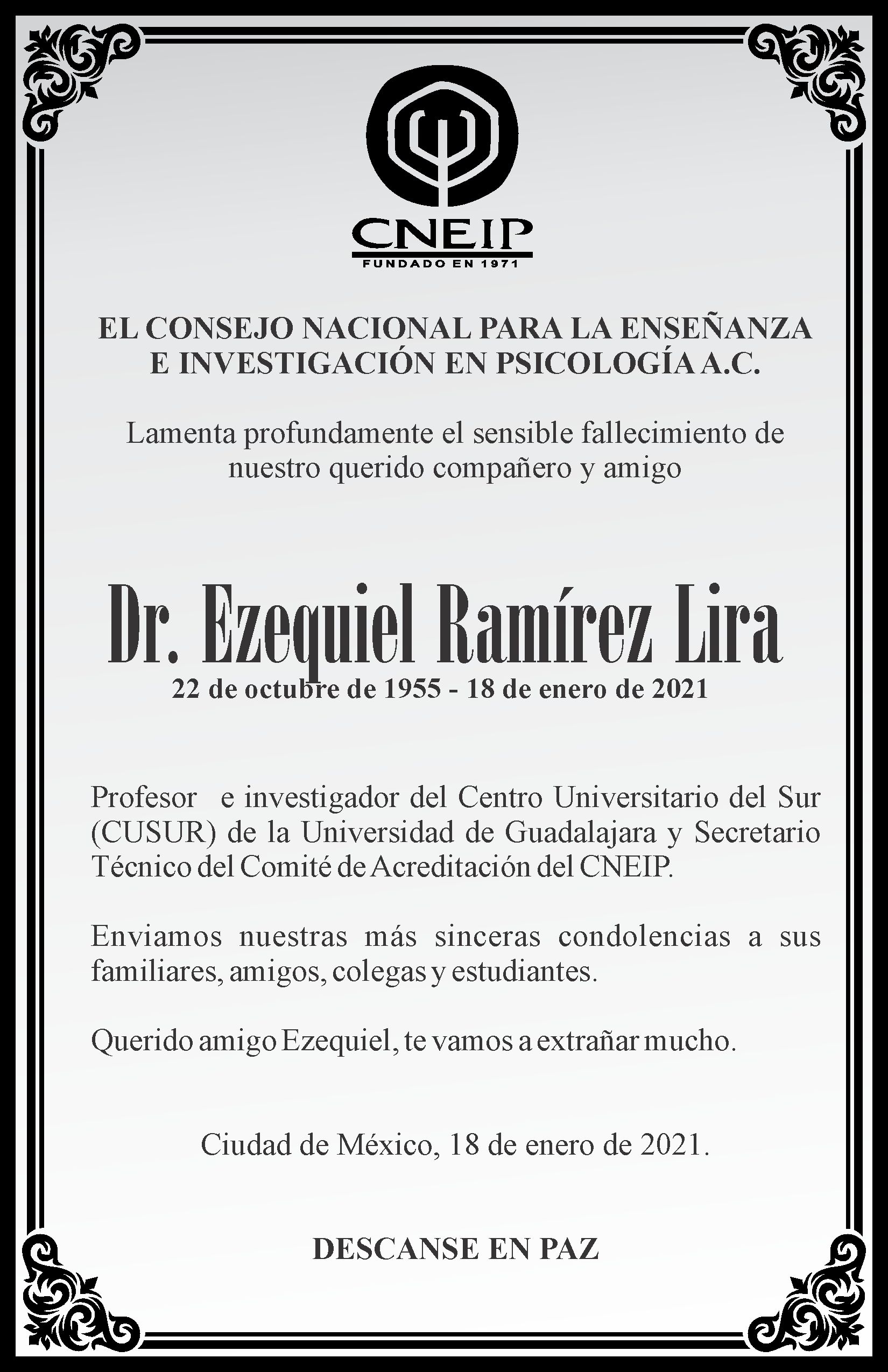 CNEIP Consejo Nacional para la Enseñanza e Investigación